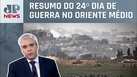 Israel intensifica ataques à Faixa de Gaza por terra e ar; Marcelo Favalli analisa