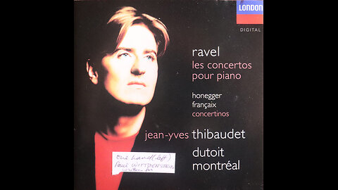 Ravel-Piano Concertos - Thibaudet, Dutoit, Montreal Symphony (1996) [Complete CD]
