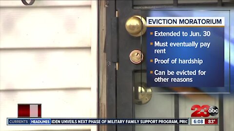 Eviction moratorium details