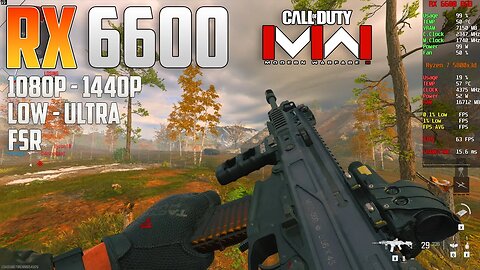 Call Of Duty: Modern Warfare 3 on the RX 6600 | 1440p - 1080p | Ultra & Low | FSR