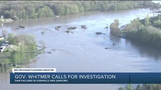 Gov. Whitmer calls for investigation into mid-Michigan flooding