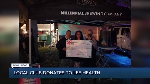 Local club donates to Lee Health