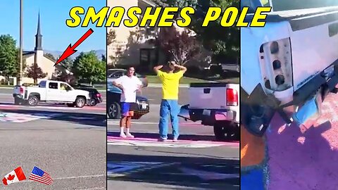 TEENS MESS AROUND IN A PICKUP TRUCK CRASHING IT | Road Rage USA & Canada