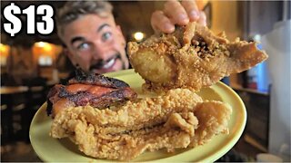 MIND BLOWING $13 SECRET BUFFET IN NEW ORLEANS (Louisiana Cajun Buffet) All You Can Eat Southern Food