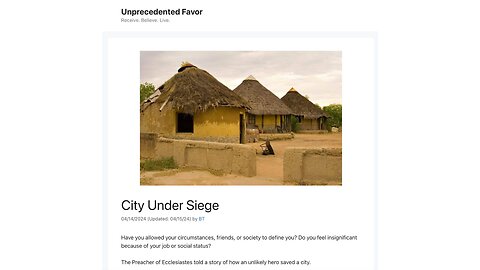 City under Siege