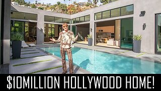 $10MILLION West Hollywood mansion with salt water pool!