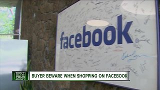 Buyer beware when shopping on Facebook
