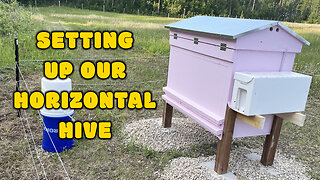 We are getting honey bees! Setting up our horizontal hive