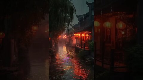 自然雨声：快速入睡的雨声并享受深度睡眠体验，增强舒适感受ASMR#rainsounds #rain #shorts #shortsvideo #sleep #sleepmusic