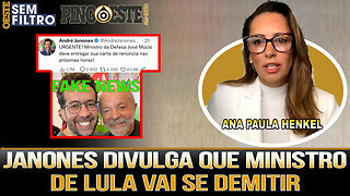 Virou rotina as FAKE NEWS de André Janones [ANA PAULA HENKEL]