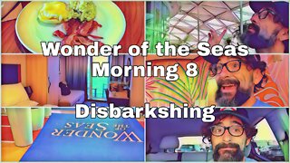 Wonder of the Seas | Morning 8 | Stateroom, Breakfast & Goodbye