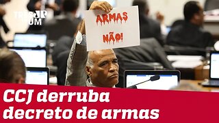 CCJ do Senado rejeita parecer favorável ao decreto de armas de Jair Bolsonaro