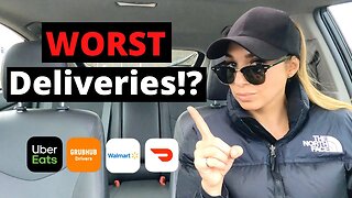 Worst Type Of Deliveries!? | DoorDash, Uber Eats, GrubHub, Walmart Spark Driver Ride Along