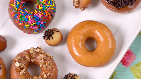 Start your day with these fantastic glazed donuts