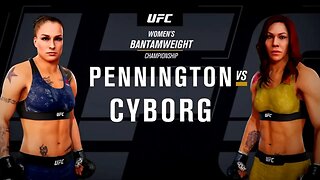EA Sports UFC 3 Gameplay Cris Cyborg vs Raquel Pennington