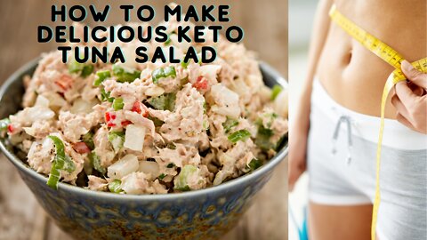 Keto Curry Spiked Tuna and Avocado Salad Recipe to Lose Weight Fast🥗😋 #shorts #ketoweightloss #keto
