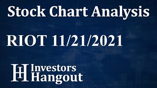 RIOT Stock Chart Analysis Riot Blockchain Inc. - 11-21-2021