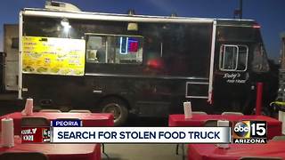 Peoria family out of work after food truck stolen
