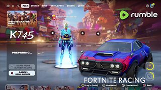 Fortnite Rocket Racing /// Peeking in Rumble Creator House