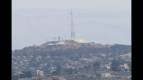 Lebanese resistance bombards Israel's Metula military base