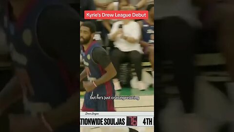Kyrie Irving had a TRIPLE DOUBLE in his first Drew League game🔥👀 #kyrieirving #ballislife