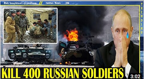 400 Russian soldiers and "tank convoy" were humiliatingly destroyed in the second river crossing