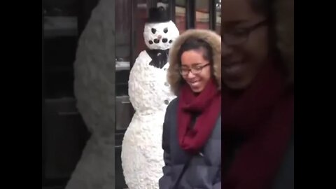 snowman prank #prank #shorts