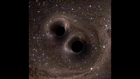 Black Hole COLLISION | Gravitational Waves Converted To Sound #shorts