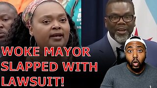 Black Chicago Residents FILE LAWSUIT Against Woke Mayor Brandon Johnson Over Illegal Immigrants