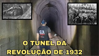 O TUNEL DA REVOLUÇAO DE 1932, MUITAS VIDAS FORAM PERDIDAS ALI.