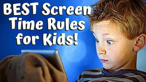 How to SET SCREEN TIME RULES for KIDS 2023! 10 Easy Steps!
