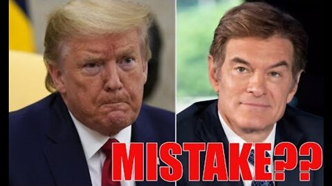 Was Trump's Endorsement For Dr. Oz A Mistake??!! - Breaking News