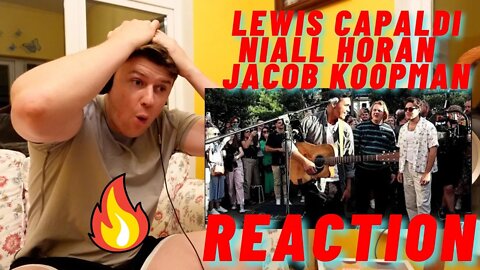 IRISH REACTION - AMAZING MOMENT Lewis Capaldi and Niall Horan Join Jacob Koopman on Grafton Street!!