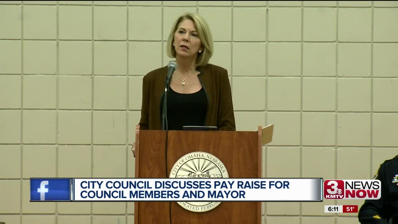 Omaha City Council discusses pay raise for council members and mayor