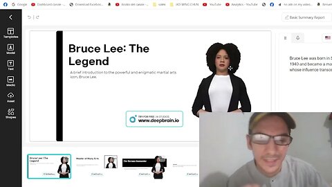 DEEPBRAIN AI 3.0 is on Fire!10 Facts About Bruce Lee you don't Know Ai Generated Video @deepbrainai