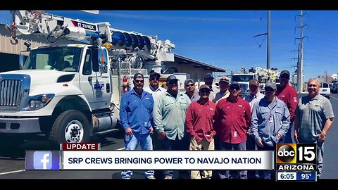 SRP crews bringing power to the Navajo nation