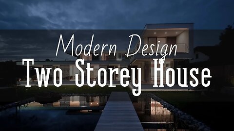 Modern Two Storey House Design - Simple House Design