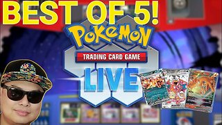 Playing the Pokemon TCG Online LIVE! Best of 5!