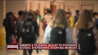 Parents, students adjust to Michigan school shutdowns