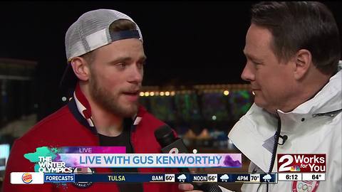 Gus Kenworthy interviews at Winter Olympics