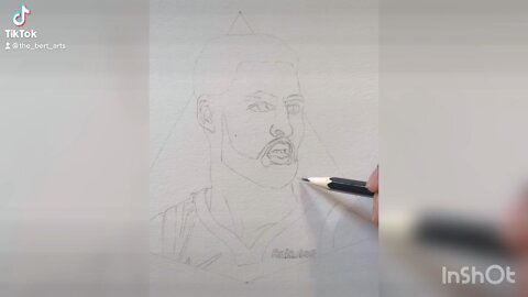 Drawing of Klay Thompson