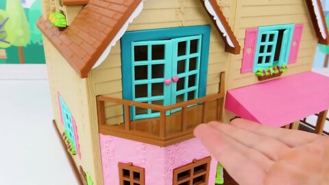 171 10¡Niños, aprendamos palabras comunes con Woodzeez Toy Dollhouse!