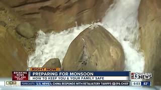 Preparing for monsoon and flash floods across the Las Vegas valley