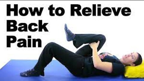 EXERCISES AND STRETCHES TO RELIEVE BACK PAIN | HOW TO FIX BACK PAIN