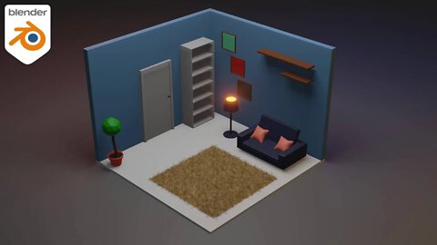 Let's create an isometric room #blender