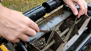 HOW TO SHARPEN & ADJUST A PUSH REEL MOWER EASY