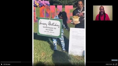 Ari Miss Bagg Fletcher purchase 28 acres of land for her rapper hubby MoneyBagg Yo for is birthday