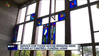 Memorial service to be held for those whose remains were found at Cantrell Funeral Home