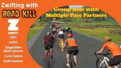 Zwift Group Ride - Group Pace Partner Ride 06-20-22