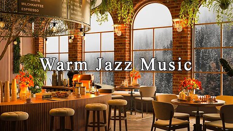 Calm Jazz Music & Cozy Coffee Shop Ambience ☕ Relaxing Jazz Instrumental Music to Relax, Study, Work